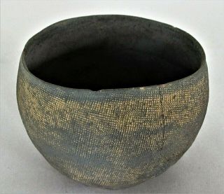 Chinese Neolithic Tomb Burial Pottery Wine Cup c.  2000 BC / 3.  25 