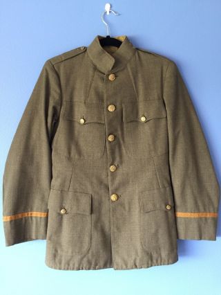 Us Wwi Army Uniform Theatre Company Marked U.  S.  Military Infantry Ww1