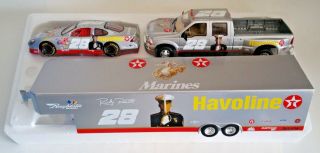 Silver Brookfield 1/24 Ricky Rudd 28 Us Marines Tribute 3 Piece Set 1 Of 628