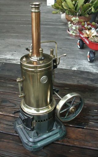 Large Marklin Vertical Toy Steam Engine Model 4122 / 9 Made 1909/20 Mg Germany