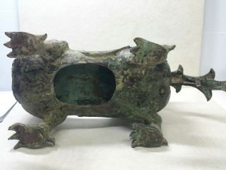 Archaistic Chinese Bronze Model Figure of an Animal 11