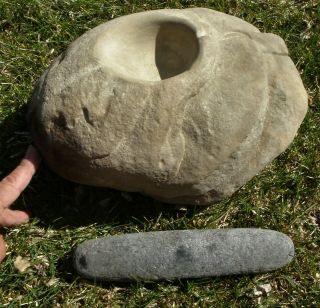 Mortar & Pestle,  29,  Lbs: Napa River Banks,  Napa,  California,  19th Century