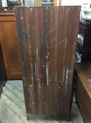 Rare Oak Pattern Cabinet “McCall Patterns” Country Store 57” Tall 8