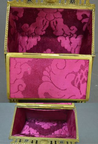 SPECTACULAR 19TH CENTURY FRENCH ROMANESQUE CLOISONNE ENAMEL CASKET BOX 7