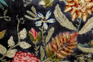 AN EXTREMELY FINE 19TH C FLORAL AND FRUIT STUMPWORK NEEDLEWORK THEOREM 6