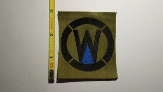 Extremely Rare Wwi 89th Division (dark Blue) Liberty Loan Style Patch.  Rare