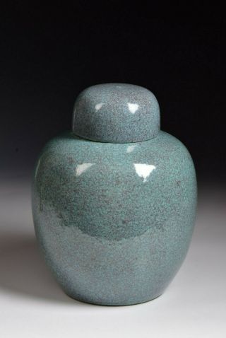 18th Century Chinese Robins Egg Blue Porcelain Ginger Jar