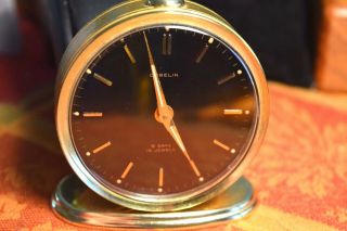 Gubelin Alarm Clock 15 Swiss Jewel Movement
