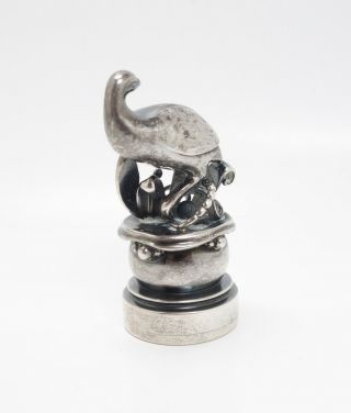 Rare Georg Jensen Sweden Figural Game Bird Sterling Silver Uncut Wax Seal 3
