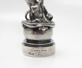 Rare Georg Jensen Sweden Figural Game Bird Sterling Silver Uncut Wax Seal 6