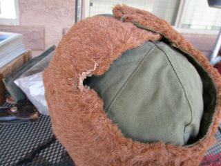 M - 51 Pile Cap,  M - 1951 Winter Field Hat,  sz 7 ½ 10