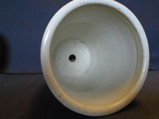 An antique Chinese porcelain b&w small Jardinier/plant pot,  late 19th.  century. 4