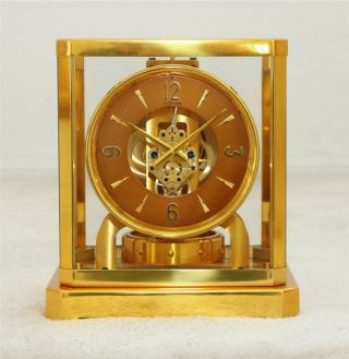 Jaeger Lecoultre Atmos Clock,  Model 519,  Cleaned,  Serviced,  Timed,