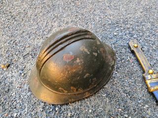 WW1 WWI M15,  M16 Adrian helmet 5
