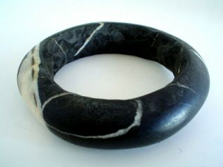 Antique African Currency Stone Granite Bracelet or Armband Mali 2