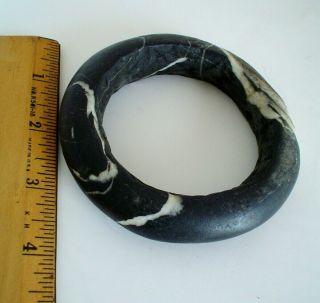 Antique African Currency Stone Granite Bracelet or Armband Mali 3