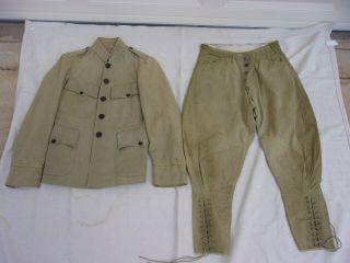 Ww1 Us Army Officer Summer Service Uniform - -