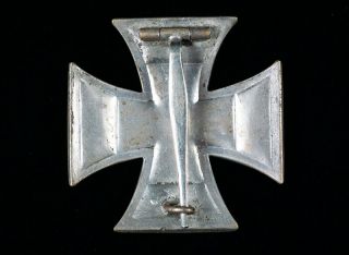 Wwi German Iron Cross 1st Class,  Vaulted W/folded Reverse
