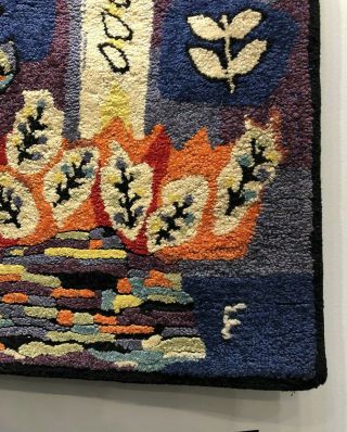 Edward Fields Rug Special Religious Tapestry Vintage carpet rare showroom samle 11