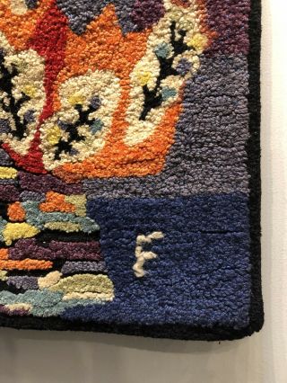 Edward Fields Rug Special Religious Tapestry Vintage carpet rare showroom samle 3