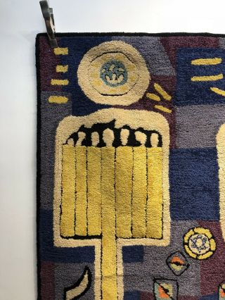 Edward Fields Rug Special Religious Tapestry Vintage carpet rare showroom samle 9