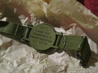 1952 Military Wrist Compass Model 1949 - 1950 and packaging 5