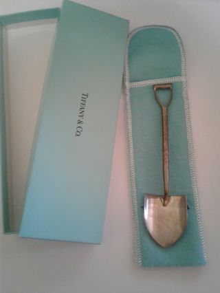 Vintage Tiffany Co Sterling Silver Shovel Spoon