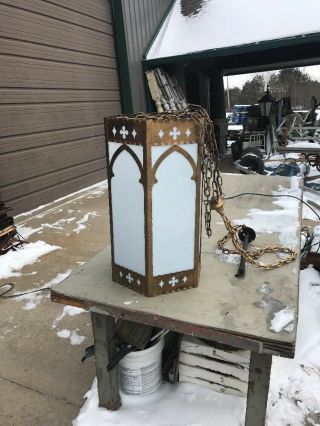 Lt 11 Available Price Each Gothic Hanging Church Light 26 X 14 1/2 6 Foot