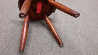 William Fetner Inc.  Mid - Century Pine Keyhole Tote Fireside Chair 8