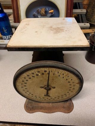 Vintage Montgomery Ward Collectible Scale 60 Lbs