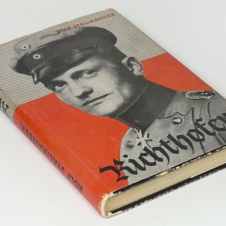 Manfred Von Richthofen German Wwi Fighter Ace Remembrance Book The Red Baron