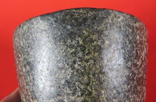 Antiquity Peru Inca circa 1400 AD Polished Granite Stone Bowl Museum Quality yqz 10