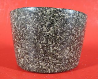 Antiquity Peru Inca circa 1400 AD Polished Granite Stone Bowl Museum Quality yqz 3