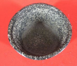Antiquity Peru Inca circa 1400 AD Polished Granite Stone Bowl Museum Quality yqz 5
