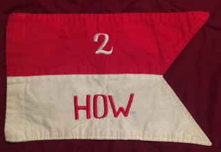 Post WW2 2nd Armored Cavalry Regt HOWITZER Co Guidon GERMAN OCCUPATION 1953 - 55 7