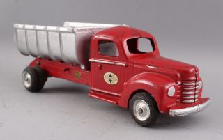 Antique 1940s Arcade Cast Iron International 7100 Construction Dump Truck,  Box 4