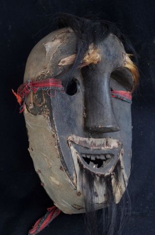 Shaman mask with horse hair and skin - Kefamenau area West Timor,  Indonesia 2