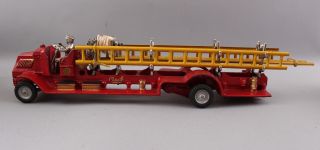 RARE Large Antique 1930s,  Arcade Cast Iron Toy Ladder Fire Mack Truck,  Box 5