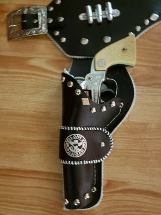 Hand Made Custom Lone Ranger Holsters But Made to Appear Vintage or Old 3