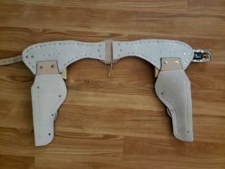 Hand Made Custom Lone Ranger Holsters But Made to Appear Vintage or Old 5