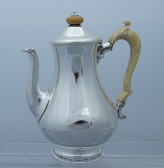 R & S Garrard London Silver Coffee Pot 1840 2