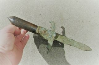 Scarce Ancient Near Eastern Bronze Battle Object Museum Quality 1500bce