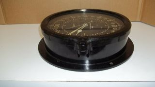 CHELSEA 8.  5 INCH 24 HOUR BLACK DIAL MILITARY CLOCK 5