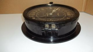 CHELSEA 8.  5 INCH 24 HOUR BLACK DIAL MILITARY CLOCK 6
