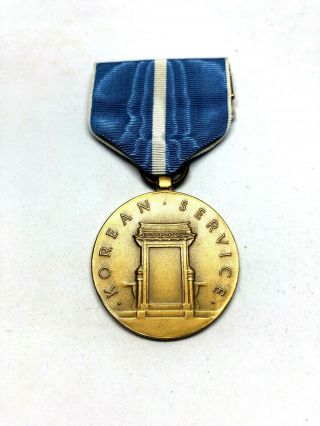 Korean War Us U.  S.  Service Medal