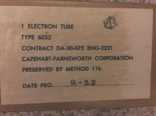 M - 3 Infrared Sniperscope • Capehart Farnsworth • 6032 Image Tube • Nos •