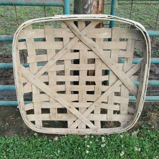 Antique Tennessee Handmade Tobacco Basket Barn Kept