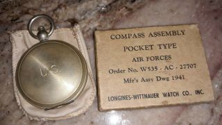 1941 Us Air Force Wittnauer Compass