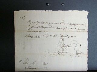 1780 Connecticut Revolutionary War Soldier Pay Document