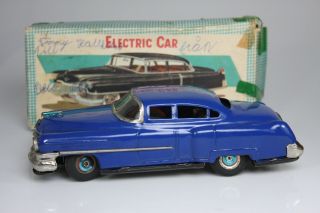 Tn Nomura - Rare Tin Toy Car - Cadillac - Electric Car - Boxed - Japan - 1950s